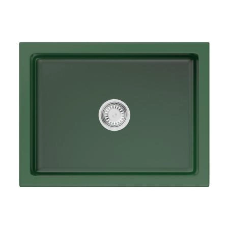 Кухонная мойка Omoikiri Mikura 61-RG Glossy Natceramic/royal green 4911255