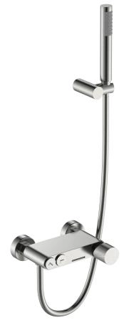 Смеситель STICK Boheme для ванны Nikel Brush с ручкой TOUCH 123-NB.2