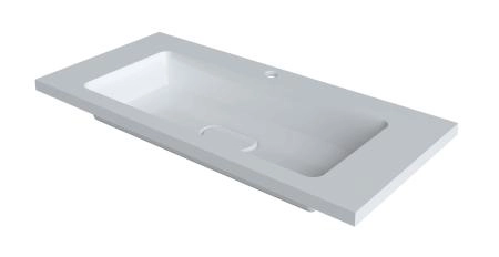 Раковина Uperwood Modul 100 см, прямоугольная