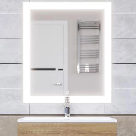 Зеркало для ванной с подсветкой Uperwood Barsa 70х80 см, сенсорный выключатель, антизапотевание