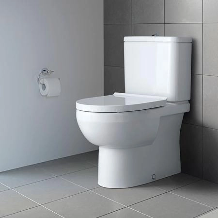 Duravit DuraStyle basic Унитаз-моноблок 36.5х65см., безободковый, слив универсальный, подключение справа/слева, цвет: белый