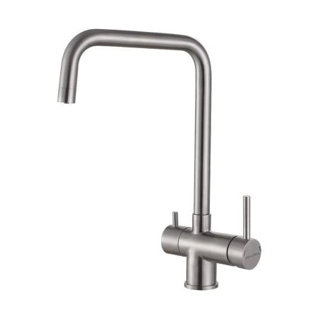 Смеситель для кухни Paulmark Wetter нержавеющая сталь We213030-SS, под фильтр