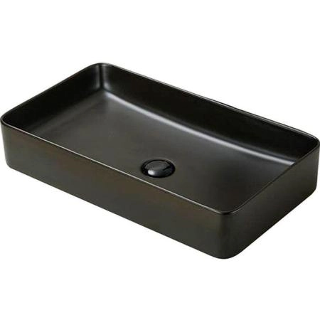 Раковина Ceramalux NC 60x35 Черный матовый, 9396-1MB прямоугольная