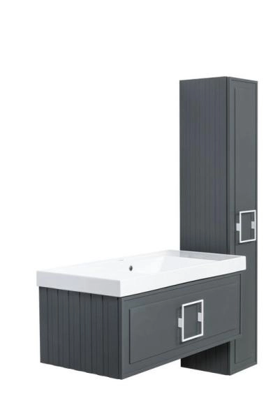 Пенал LA FENICE Cubo Grigio серый 30 FNC-05-CUB-G-30 серый матовый зелёный матовый