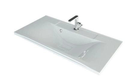 Раковина Madera Milen 100 мебельная литьевой мрамор