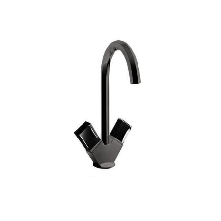 Fantini Venezia Смеситель для раковины, 1 отв., излив: 175 мм, цвет: Matt Gun Metal PVD