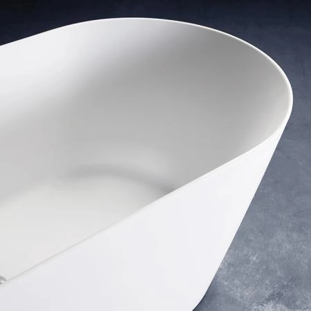 Gruppo Treesse Inka Ванна 150x70x60 см, овальная, отдельностоящая, акриловая, со щелевым переливом, цвет: белый матовый