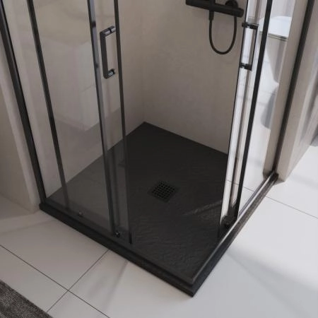 Душевой поддон BelBagno 80x80 искусственный камень белый квадратный TRAY-MR-UNO-A-80-35-W-CR