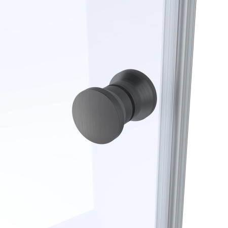 Шторка на ванную Vegas-glass ZV+ZVF Protec 150*90 06 01, профиль GunMetal, стекло прозрачное