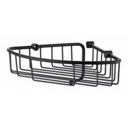 Полка для ванной угловая KAISER 214*214*60 (103) Black/латунь (KH-5012) черный