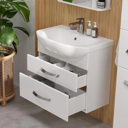 Тумба для ванной Volna Onda 60.2Y подвесная (Балтика) раковина отдельно