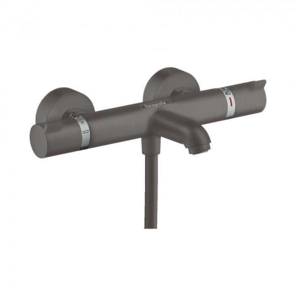 Смеситель термостат Hansgrohe 13114340 Ecostat Comfort для ванны шлифованный черный хром
