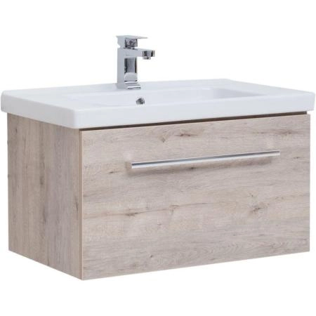 Тумба Dreja BIG INN 80 см под умывальник дуб кантри, подвесная