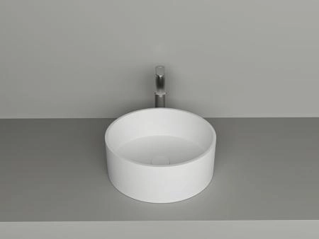 Раковина NT BAGNO NT412 Amaro 400x400 искусственный камень белый матовый