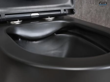 Унитаз напольный Gid Tn2188Bm 62250Y черный матовый 62.5x38.5x84