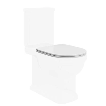 Сиденье Kerama Marazzi POMPEI ПОМПЕИ PO.seat.01\WHT для напольного унитаза, белое глянцевое