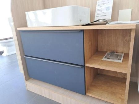 Тумба под раковину VENECIANA SANGRO 100 под наклад.умыв., с 2-мя ящ+ниши, индиго