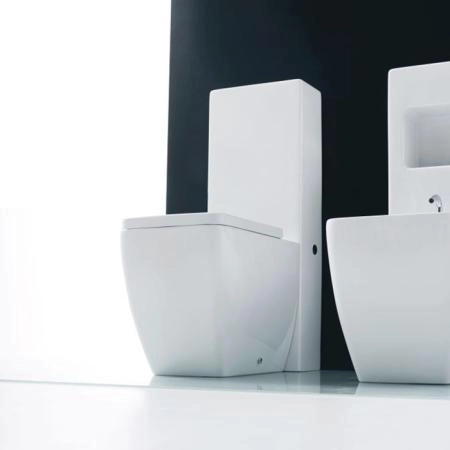 Kerasan Ego унитаз приставной 53х36см, белый с напольным бачком