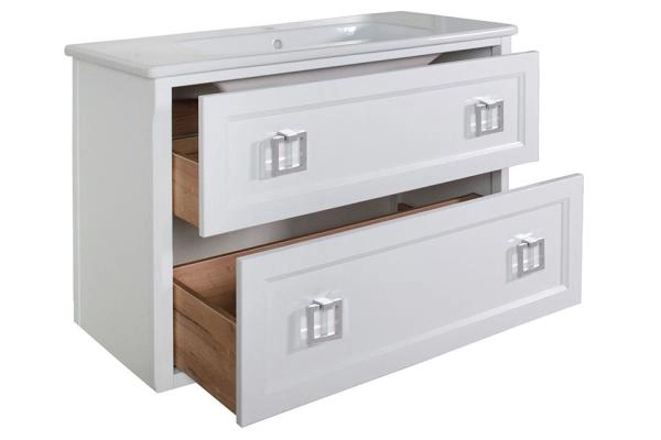 Тумба под раковину ASB-Woodline Рома 100 П подвесная