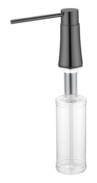 Диспенсер Boheme для кухни встраиваемый SHINE GUN METAL 630-SGM