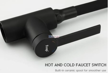 Смеситель для кухни Frap F4067-6 черный