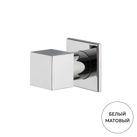 Fima Carlo Frattini Fit F3523/1BS Запорный клапан, внутренняя часть (F2220) в комплекте, цвет: белый матовый