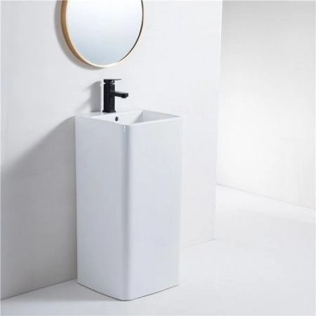 Раковина CeramaLux P7004L 41x41х83 см напольная