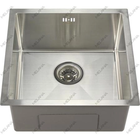 Мойка Melana ProfLine D4545H 45x45 1,2/220 сатин врезная квадратная