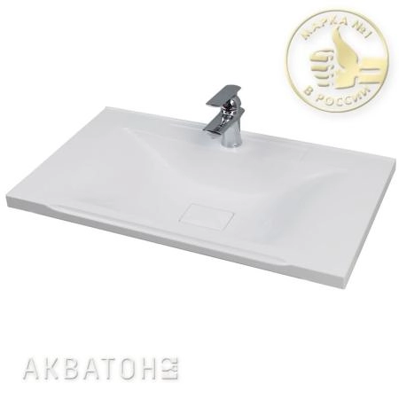 Тумба под раковину AQUATON Мадрид 80 М цвет белый