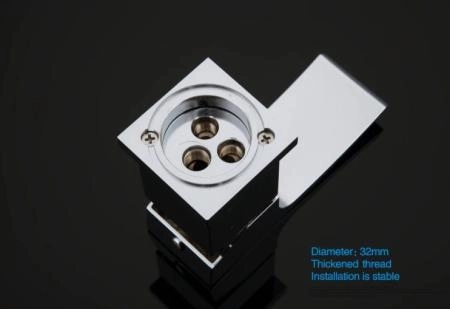 Смеситель Gappo G1107 на борт ванны 3 отверстия, хром