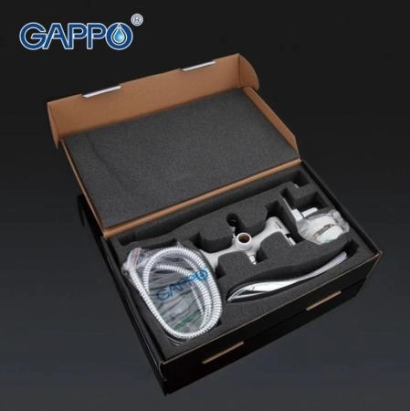 Смеситель Gappo G2249 для ванны длинный излив хром