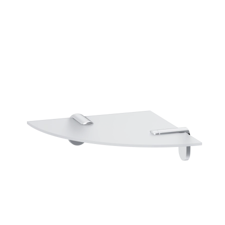 Стеклянная полка угловая AM.PM X-Joy A8434900 хром