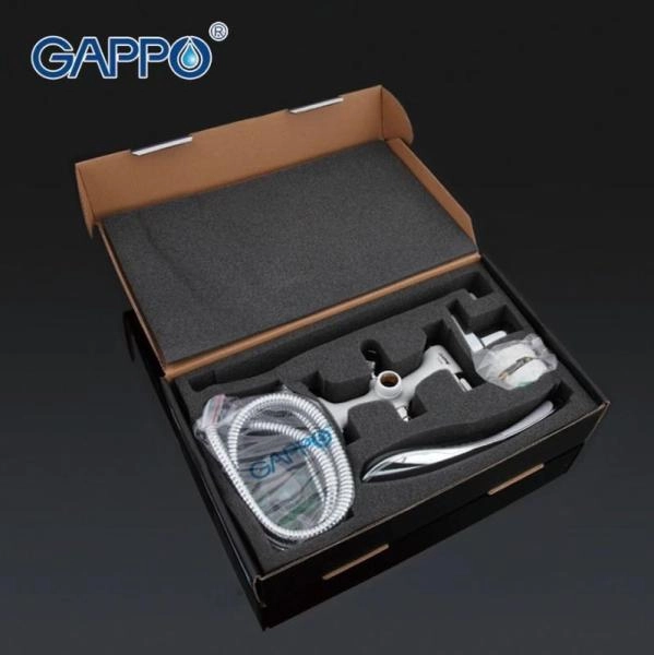 Смеситель Gappo G2249 для ванны длинный излив хром