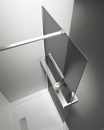 Душевая перегородка Vincea Walk-In HR VSW-4HR100CG, 1000*2000, хром, стекло тонированное