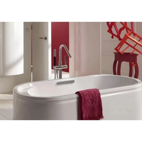 Напольный смеситель Jacob Delafon STILLNESS E97344-CP для ванны,хром