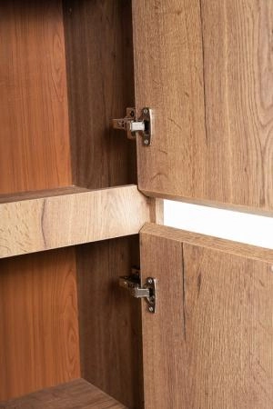 Шкаф Belbagno KRAFT Pino Pasadena подвесной, левосторонний, 1600x330x300 KRAFT-1600-2A-SC-PP-L
