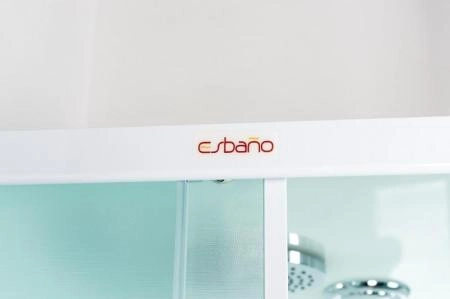 Душевая кабина Esbano Led ES-L129CKR, 120x90 см