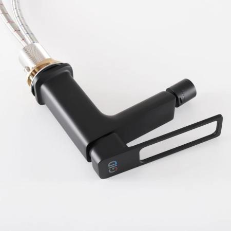 Смеситель Gid Niagara L057-BM-B для биде Черный матовый