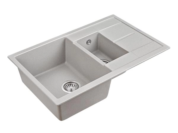 Мойка для кухни Paulmark FESTE, PM237850-GR, серый, 775х495 мм