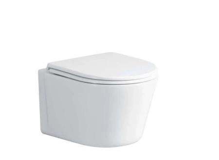 Унитаз Cerutti SPA SANTA Aria подвесной безободковый широкий CT9666 (485х410х355)