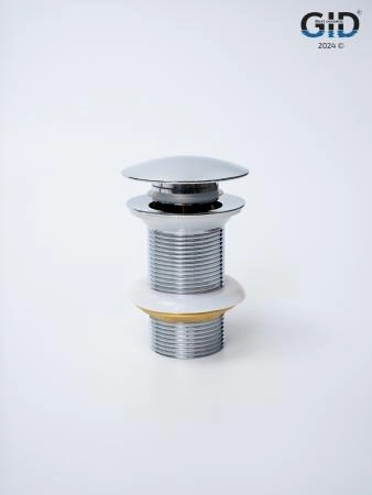Донный клапан Gid без перелива Ch100 73302K хром 7x7x10