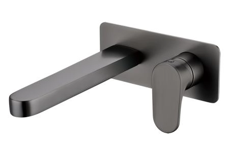 Смеситель для умывальника Boheme из стены SPECTRE Gunmetal 455-GM