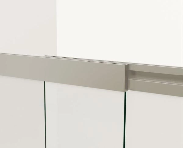 Душевая шторка Vincea VSB-1E100CLG, 1000*1450, брашированное золото, стекло прозрачное
