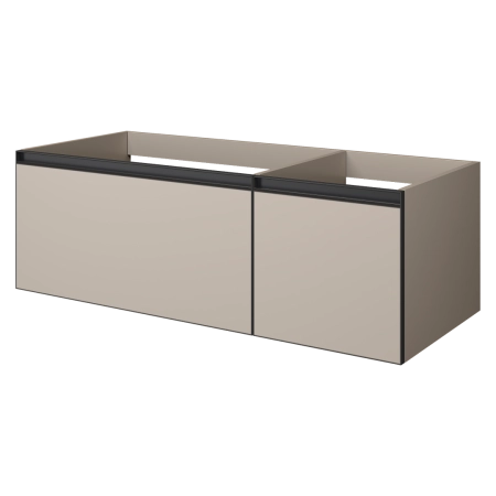 QUATRO 2 120см (80+40) тумба Boheme DAPHNE профиль ANTHRACITE 790-M2-120-D-A