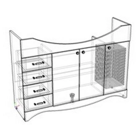 Тумба под раковину Corozo Классика 120