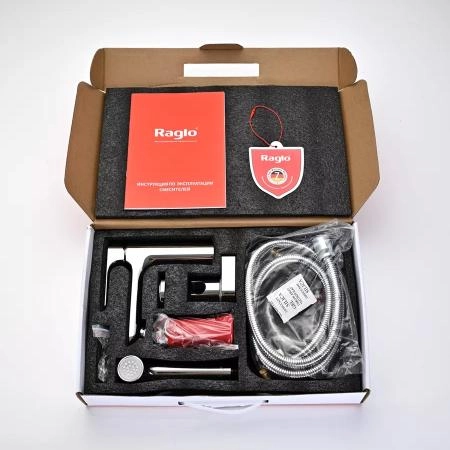 Смеситель RAGLO R03.12, с гигиеническим душем, хром