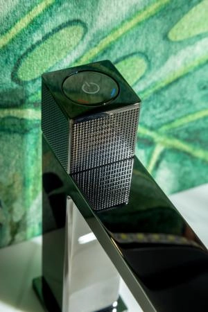 Смеситель автоматический для раковины Boheme QUAD Shine Gun Metal 159-SGM