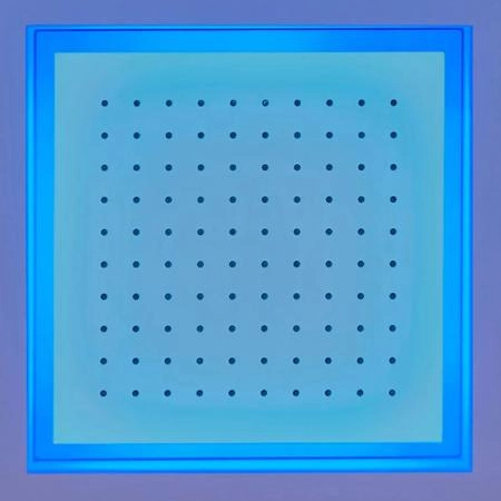 Antonio Lupi Душевая система Meteo 35 x 35 x 11 см, цвет: белый, с подсветкой