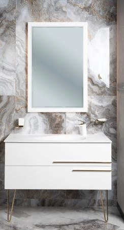 Тумба Boheme NeoArt 110см*48 (52) WHITE под раковину DROP 831-110-WH-D