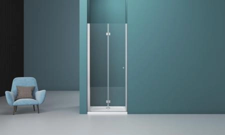 Душевая дверь BelBagno ALBANO 100 прозрачное стекло 6 мм профиль хром ALBANO-BS-12-100-C-Cr